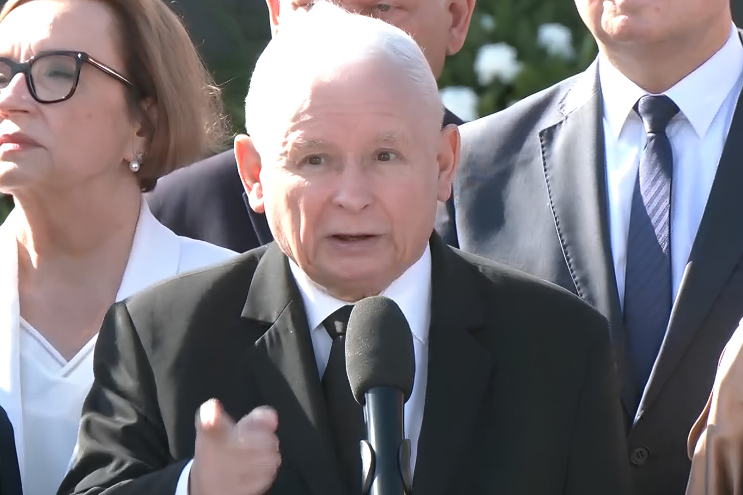 Jarosław Kaczyński podczas miesięcznicy 10.08.2026