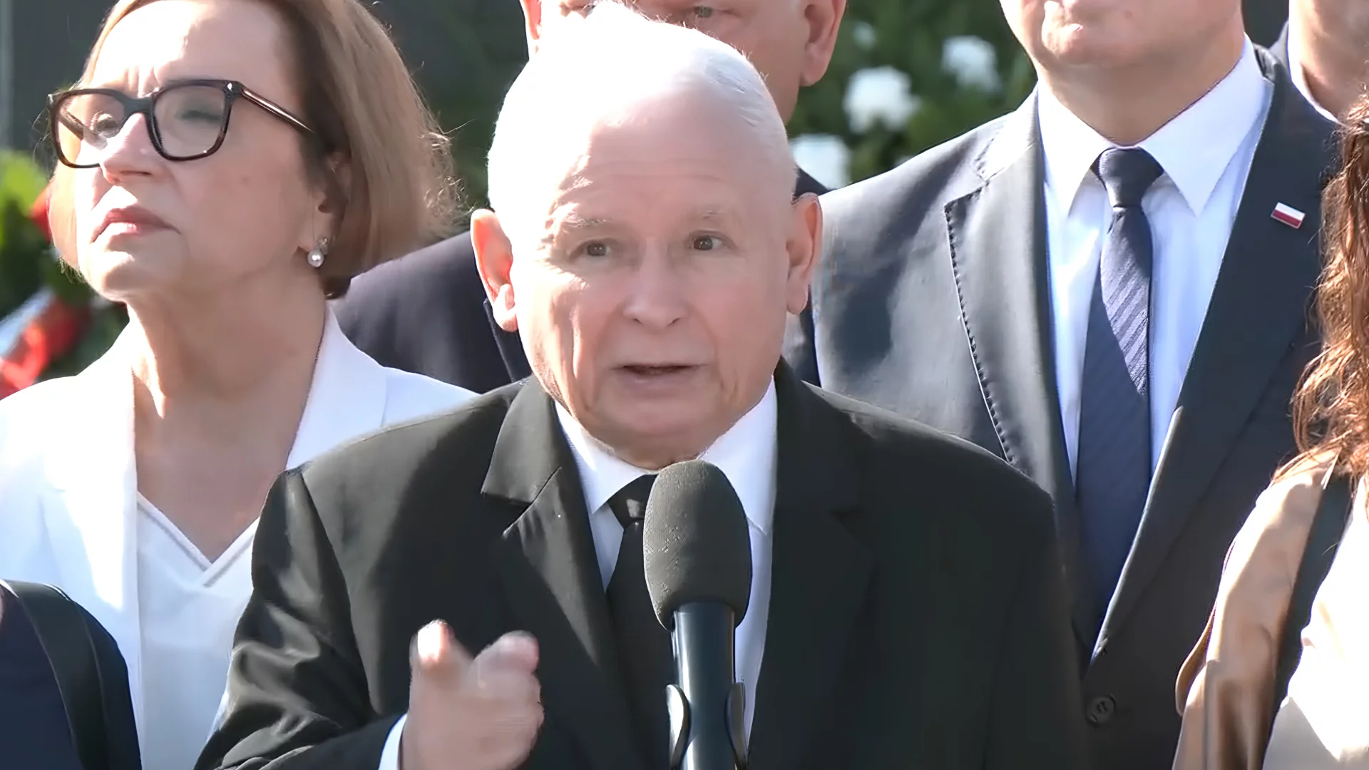Jarosław Kaczyński podczas miesięcznicy 10.08.2026