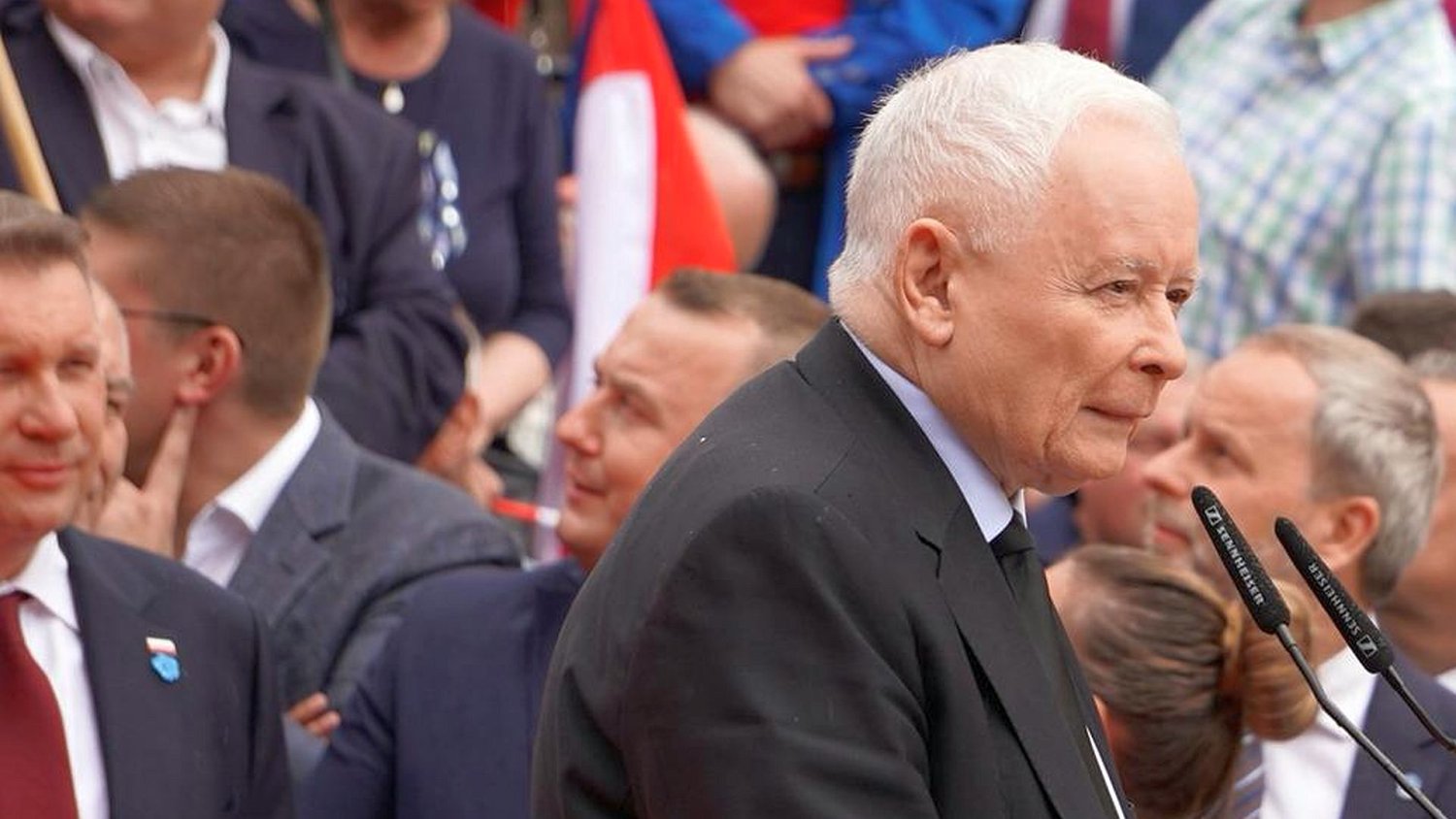 "Ukraina chciała nas wciągnąć do wojny". Kaczyński już zapomniał, co mówił w Kijowie