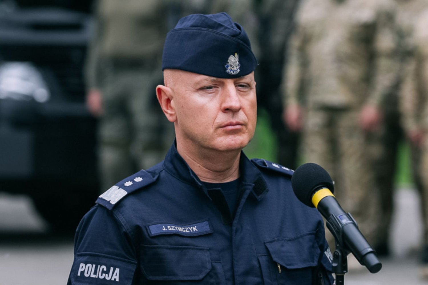 Jarosław Szymczyk jako szef KGP w 2020 r.