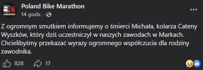 Tragedia na zawodach w Markach przy 40-stopniowym upale. Dwóch kolarzy nie żyje