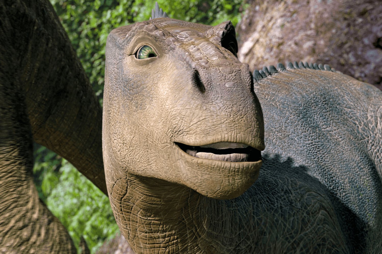 3 najlepsze filmy z dinozaurami w roli głównej. Nie znajdziesz tu "Jurrasic Park" kadr z "Dinozaura"