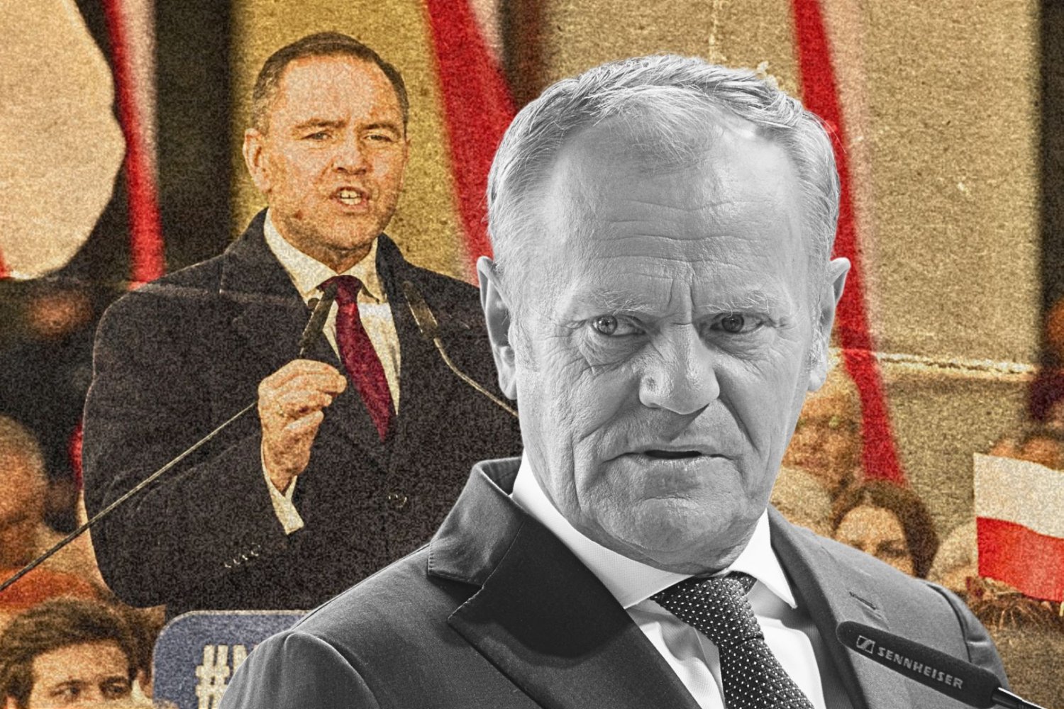 Karol Nawrocki i Donald Tusk