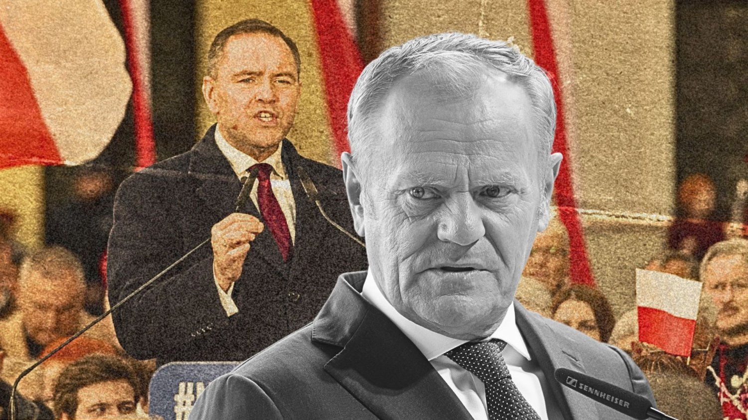 Nawrocki otruty jak rzymski cesarz? "PiS buduje mit na wybory, a KO jest jak Titanic" Karol Nawrocki i Donald Tusk