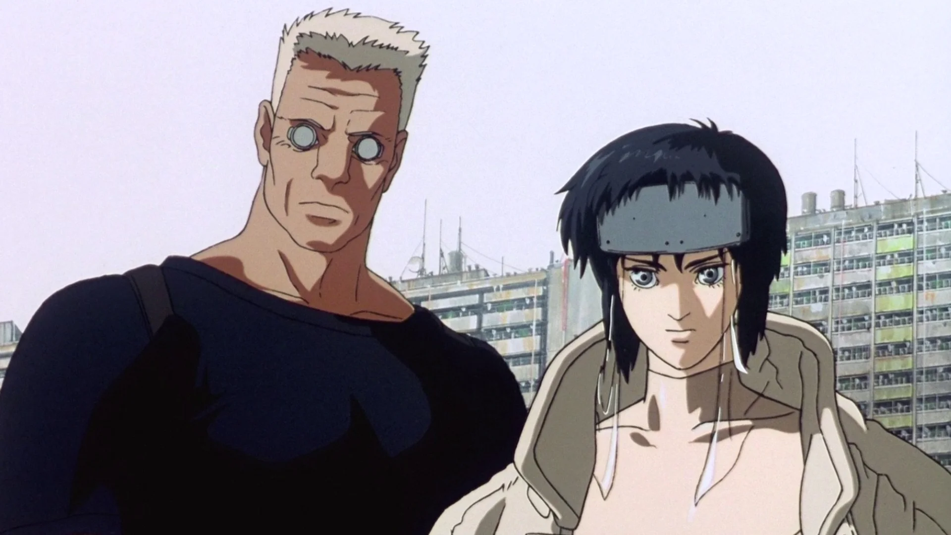 Kadr z filmu Ghost in the Shell