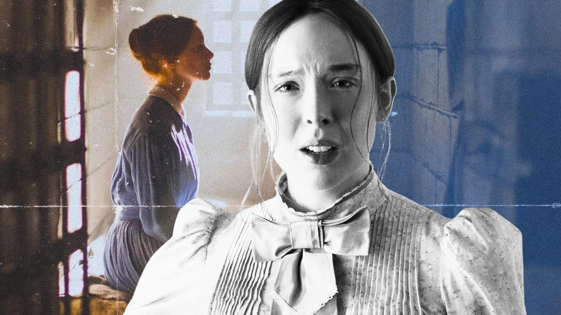 "Potwór: Historia Lizzie Borden" i "Grace i Grace" na Netflix kolaż z Grace Marks i Lizzie Borden