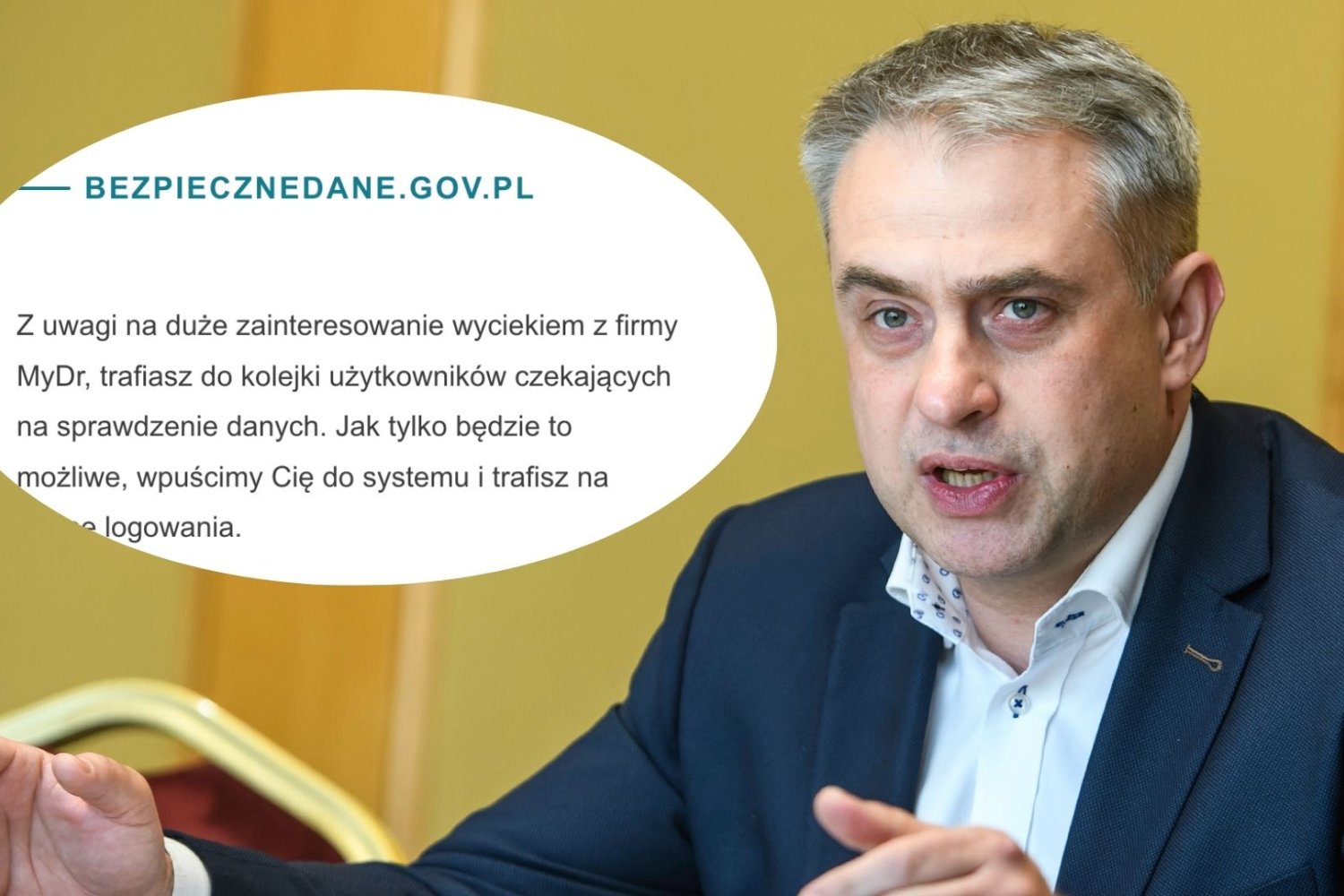 Krzysztof Gawkowski, bezpiecznedane.gov.pl