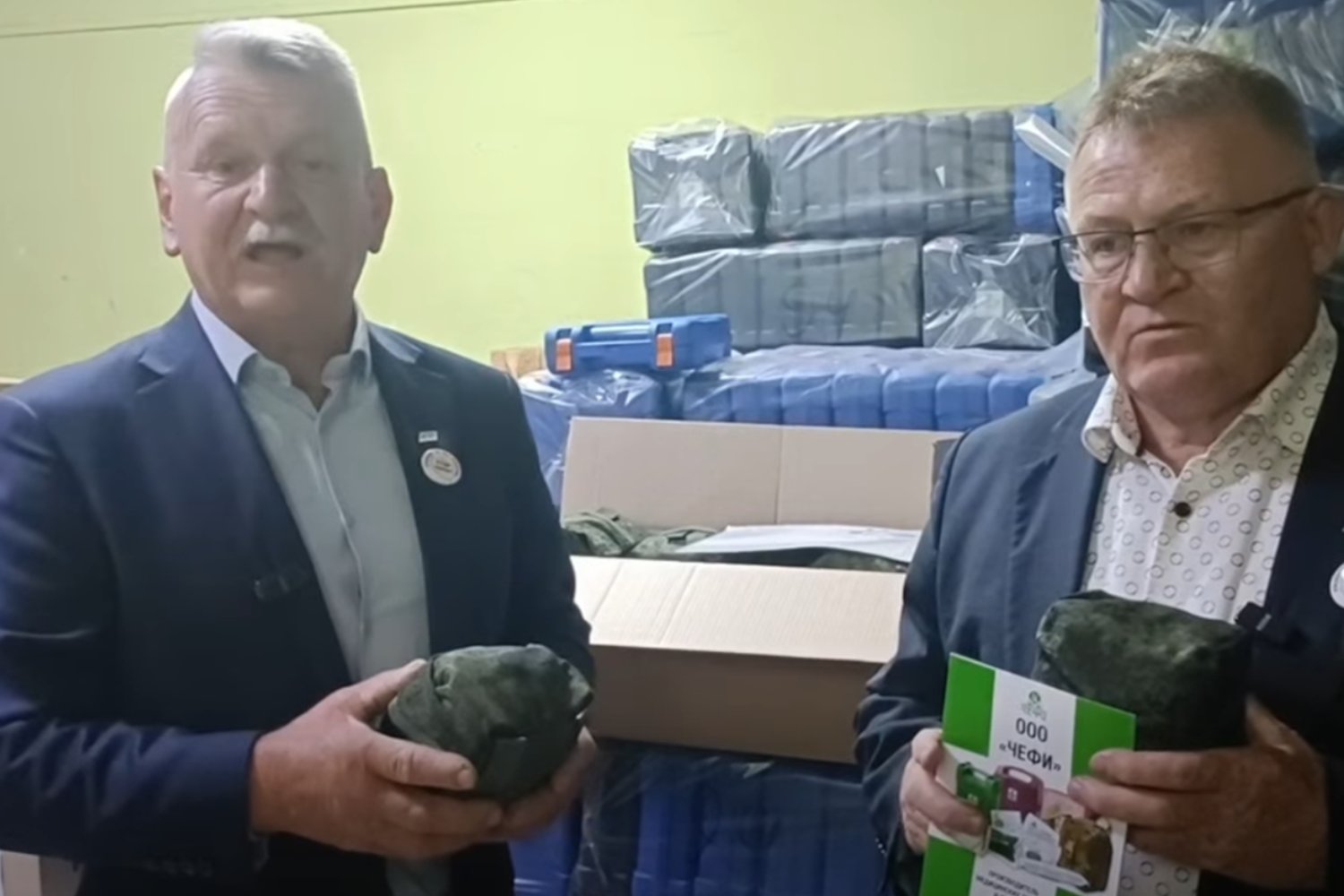 Krzysztof Tołwiński, polski polityk i założyciel partii Front, który przekazał apteczki rosyjskim żołnierzom na Białorusi.