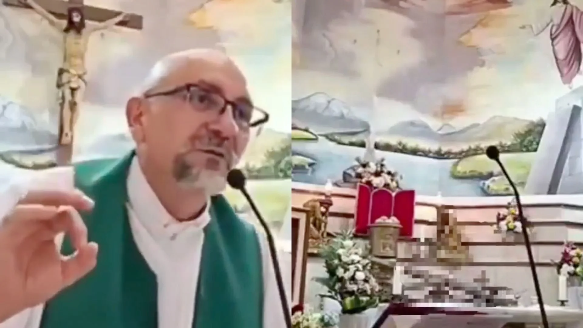 Ojciec Patricio zginął pod ciężarem krzyża. Wcześniej wygłosił przejmujące kazanie