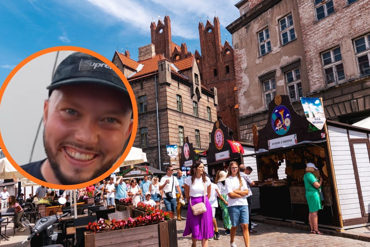 Książulo z wujowskimi żartami na jarmarku w Gdańsku