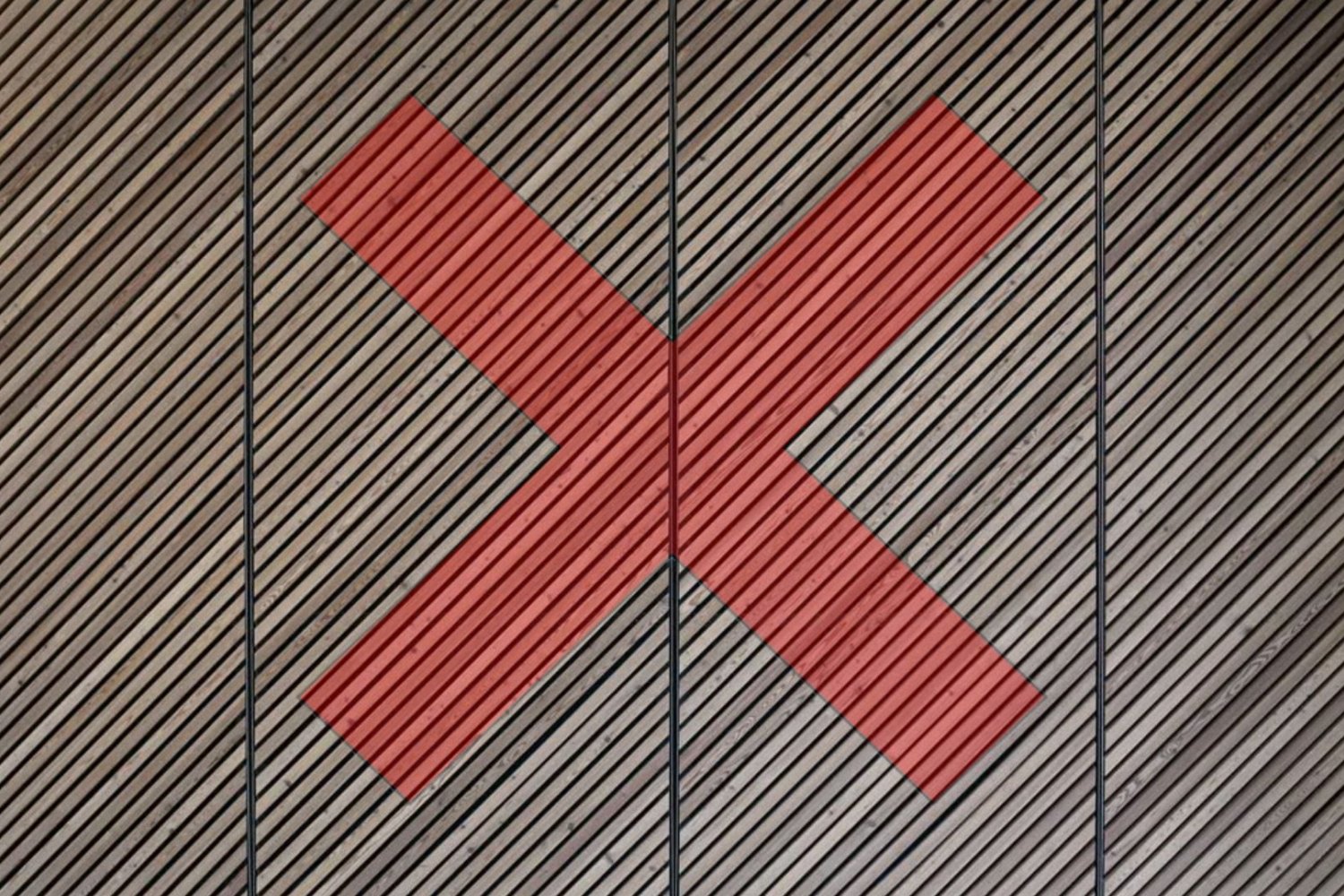 lamnele, znaczek X