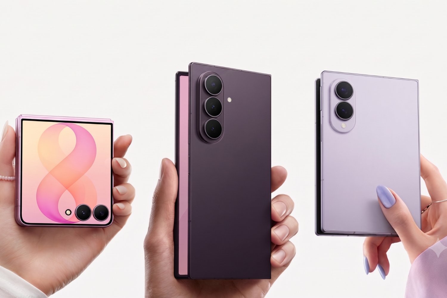 W trend smartfonów ściśle dopasowanych do lifestyle'u użytkowników idealnie wpisują się trzy nowe urządzenia z rodziny Samsung Galaxy Z: Fold8, Fold8 Ultra i Flip8.
