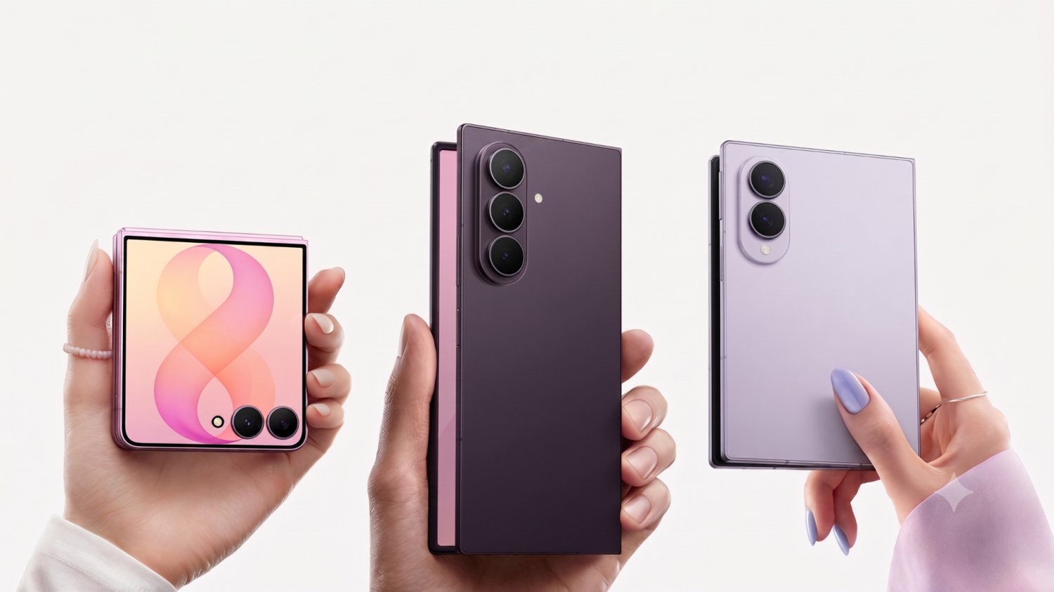 W trend smartfonów ściśle dopasowanych do lifestyle'u użytkowników idealnie wpisują się trzy nowe urządzenia z rodziny Samsung Galaxy Z: Fold8, Fold8 Ultra i Flip8.