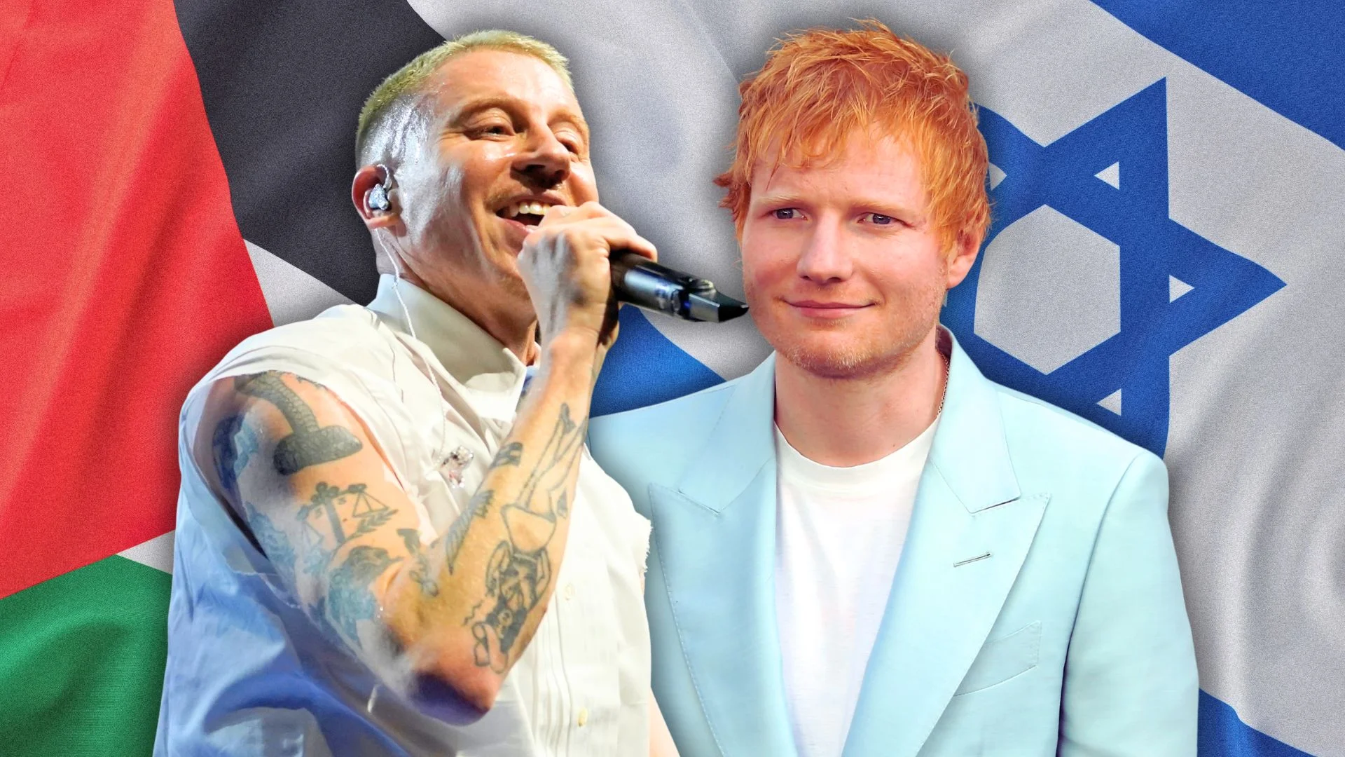 Macklemore zapłacił za "Free Palestine". Sheeran płaci za wygodne milczenie