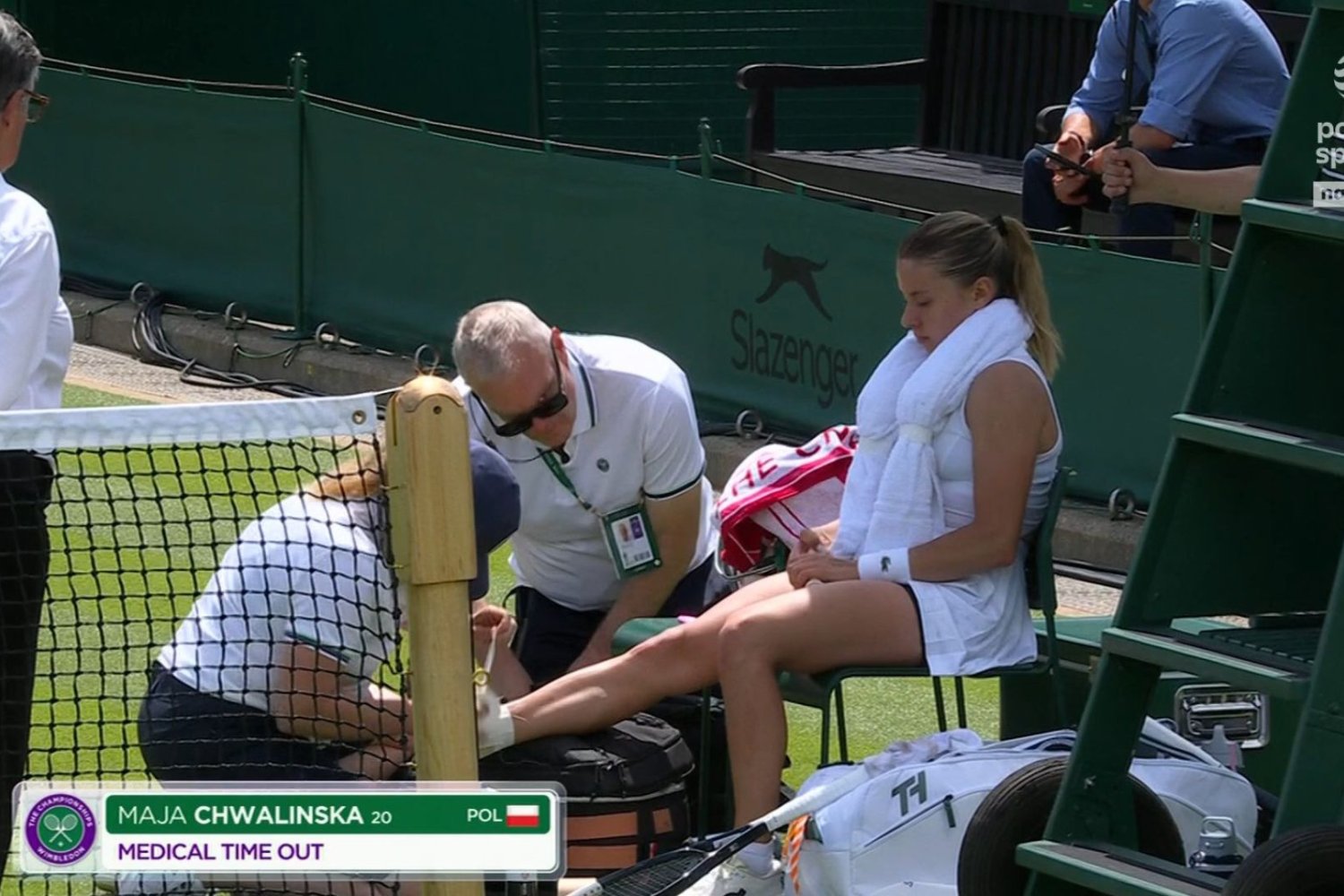 Maja Chwalińska odpadła z Wimbledonu przez kontuzję