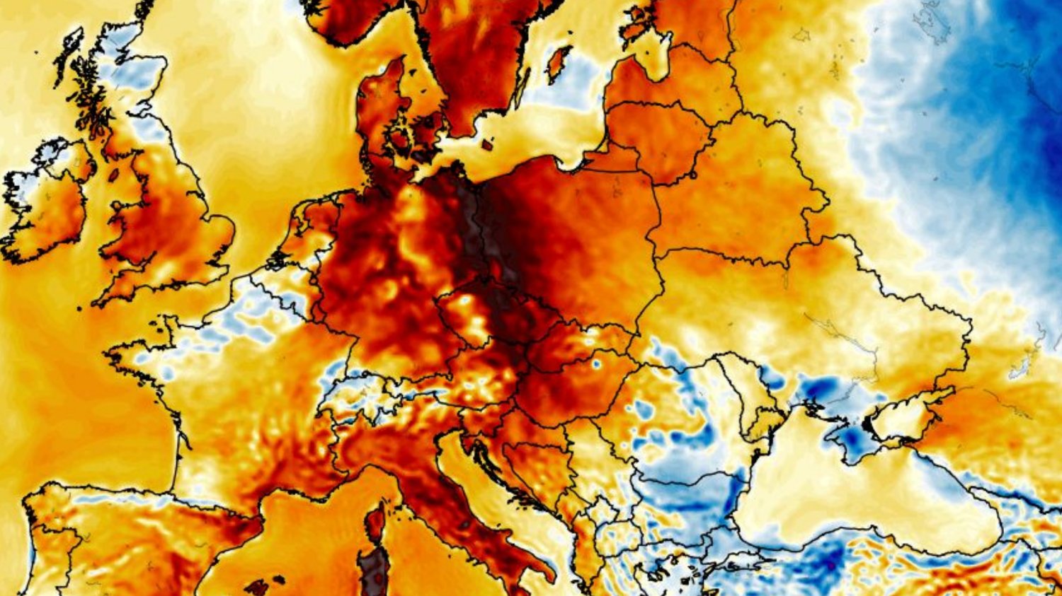 IMGW ujawnia datę powrotu upałów. Wiadomo, kiedy termometry znów oszaleją Mapa anomalii temperaturowej na wysokości 2 metrów
