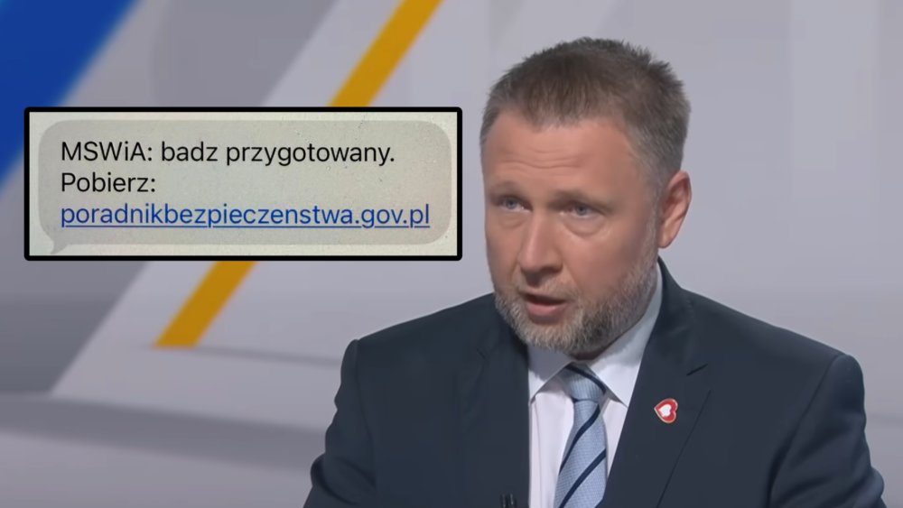 Kierwiński obiecał reformę systemu alarmowego po kompromitacji państwa