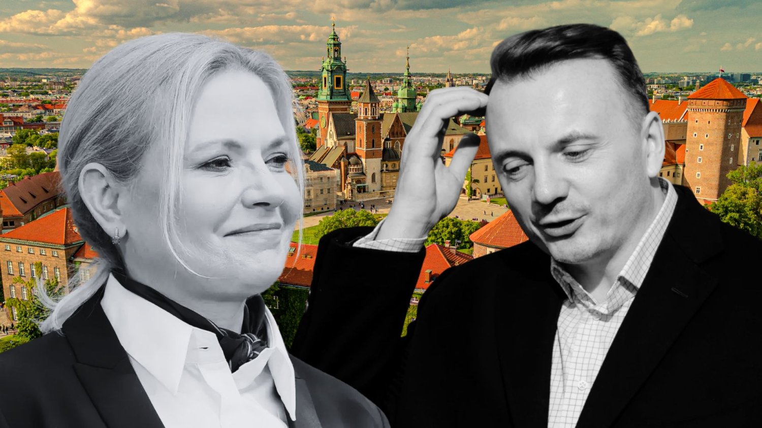 Monika Piątkowska i Łukasz Gibała
