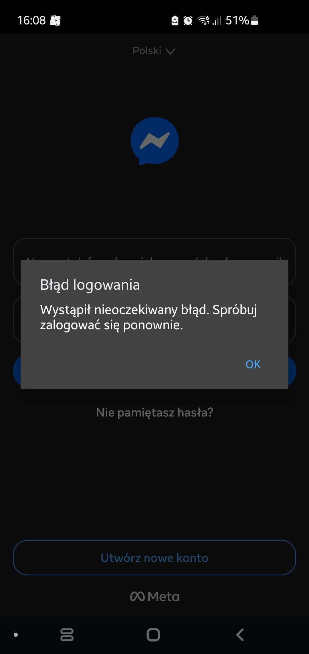 Facebook i Instagram mają potężną awarię. Ludzie masowo zgłaszają problemy Użytkownicy mieli m.in. problem z zalogowaniem się do Messengera