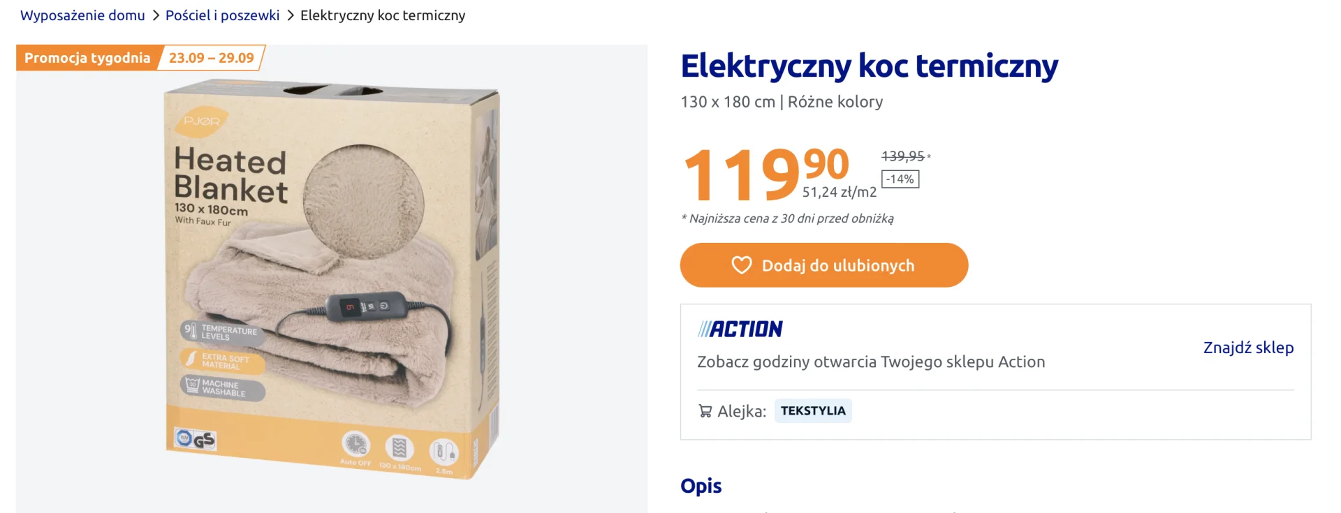 Action ma gadżet idealny na jesienne chłody. Teraz jest jeszcze na promocji Action