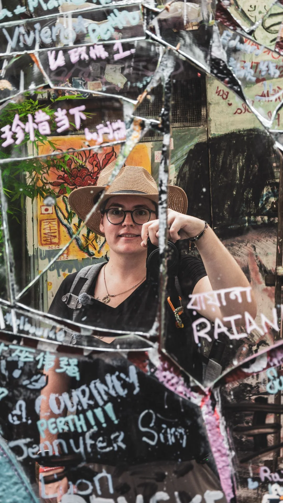 Autorportret z Kuala Lumpur Autoportret w sztuce ulicznej