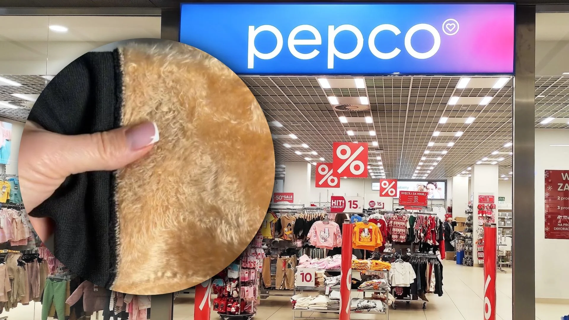 Ocieplane rajstopy z Pepco mają misia w środku