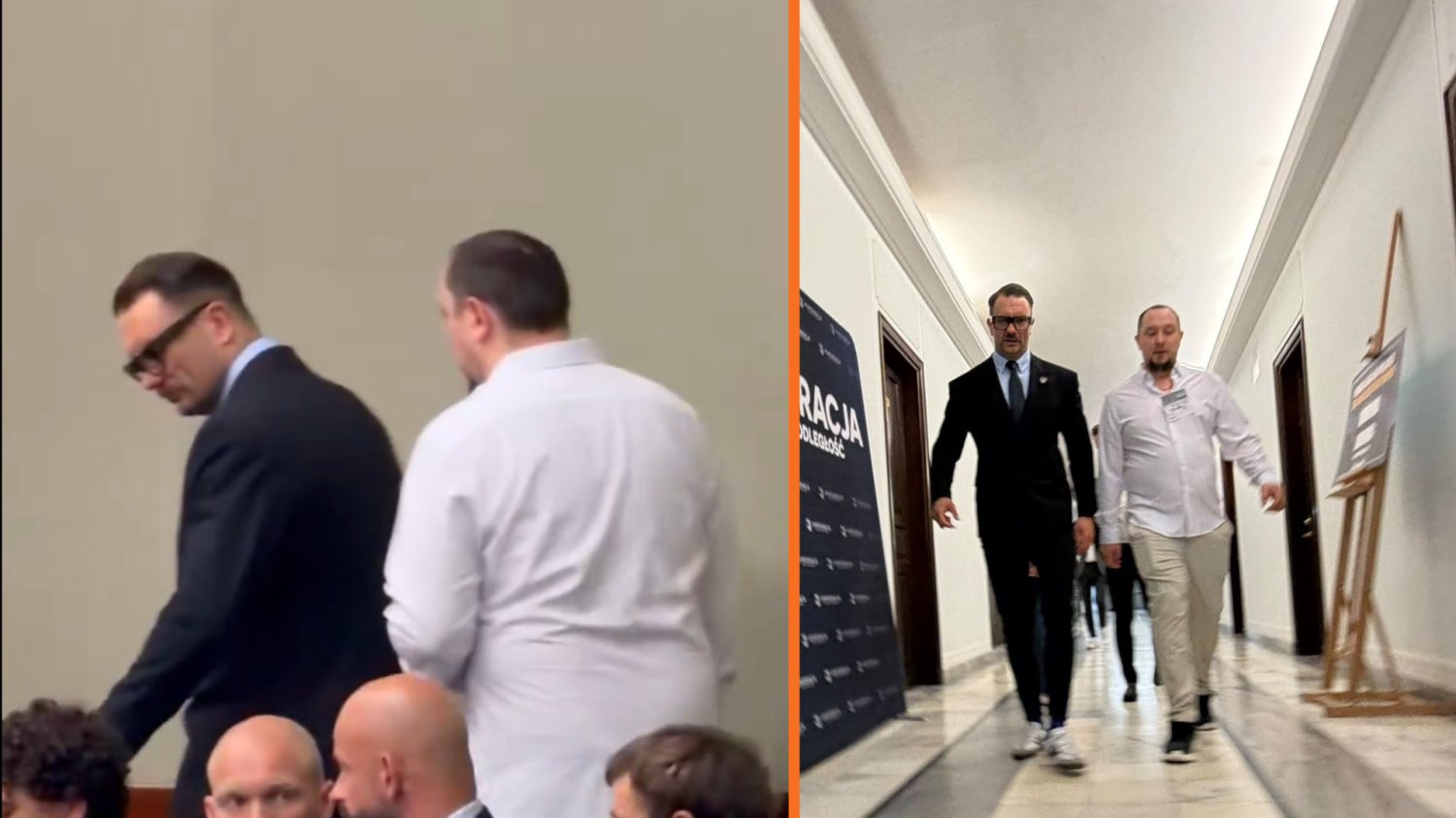 Łukasz Mejza z Danielem Magicalem