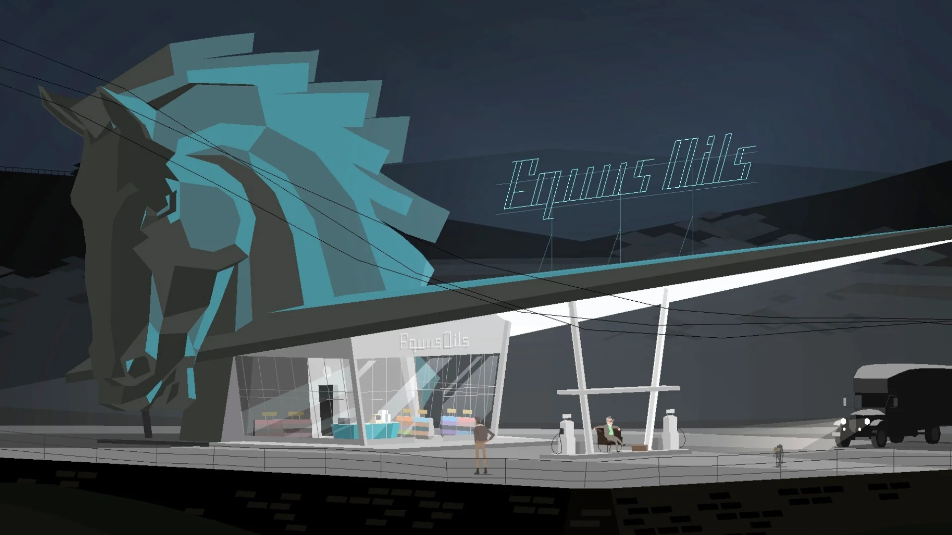 Kadr z gry Kentucky Route Zero