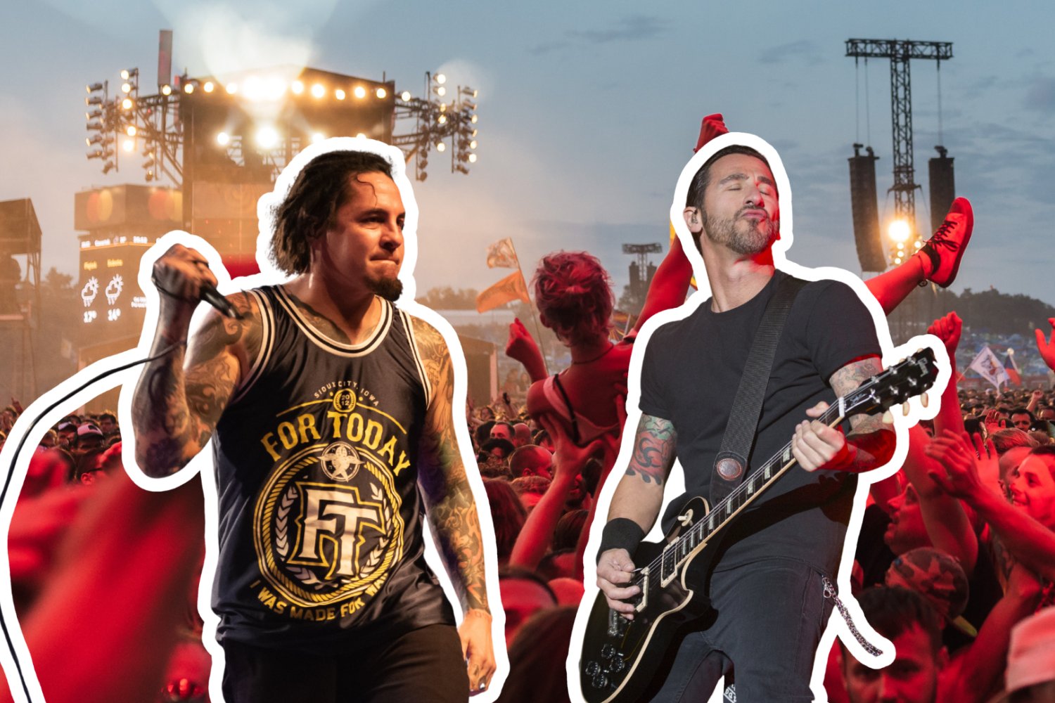 P.O.D., Godsmack, w tle Pol'and'Rock