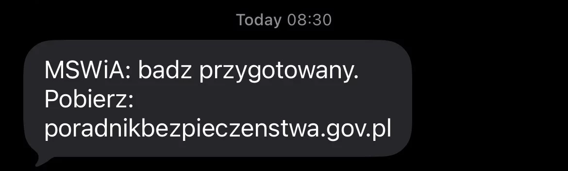 Kolejny dziwny alert RCB Alert RCB o Poradniku Bezpieczeństwa