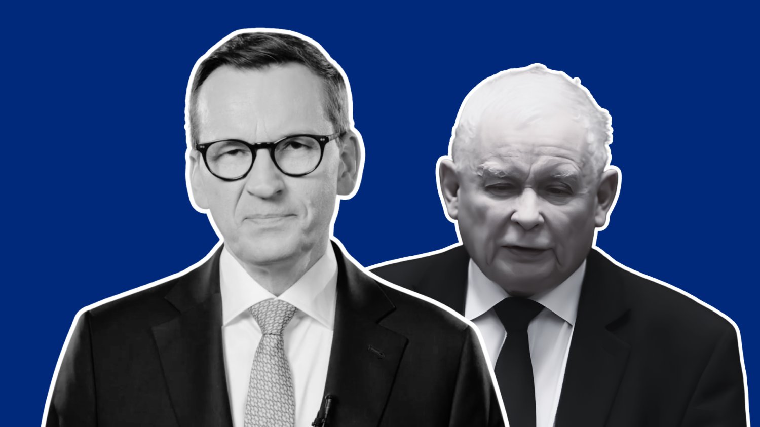 Oto 5 rzeczy, które musisz wiedzieć o aferze w PiS. Ten konflikt przesądzi o przyszłości partii Po prawej: Jarosław Kaczyński, po lewej: Mateusz Morawiecki