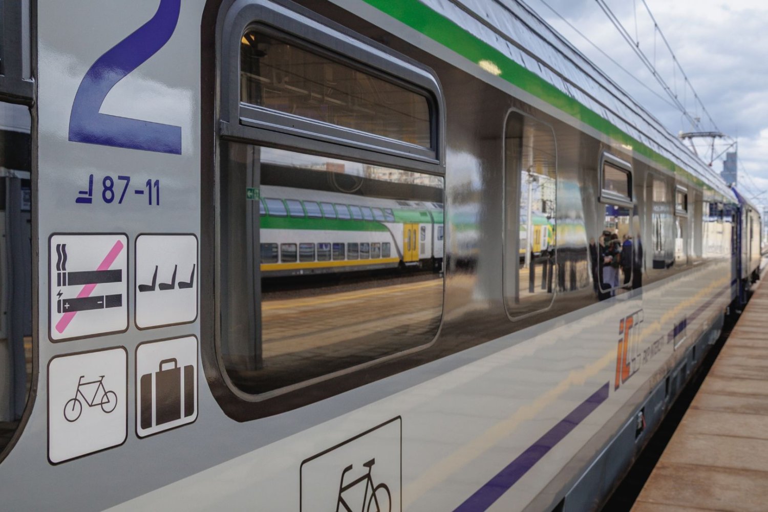 Pociąg, PKP Intercity, peron, kolej