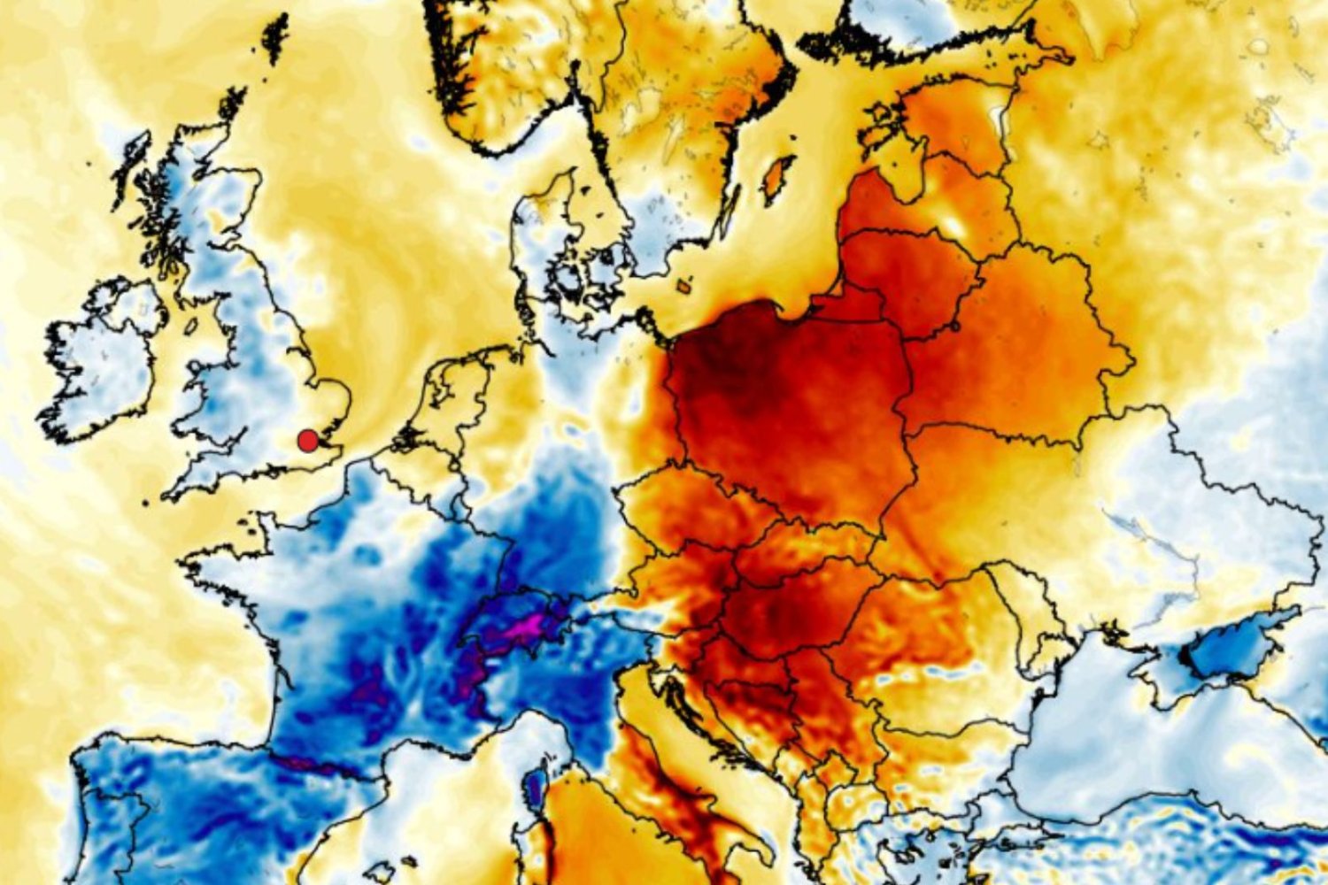 Pogoda, lato, temperatura, Polska