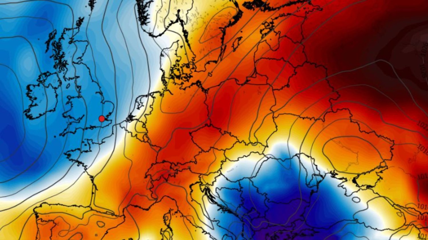 pogoda, polska, mapka anomalii temperatur