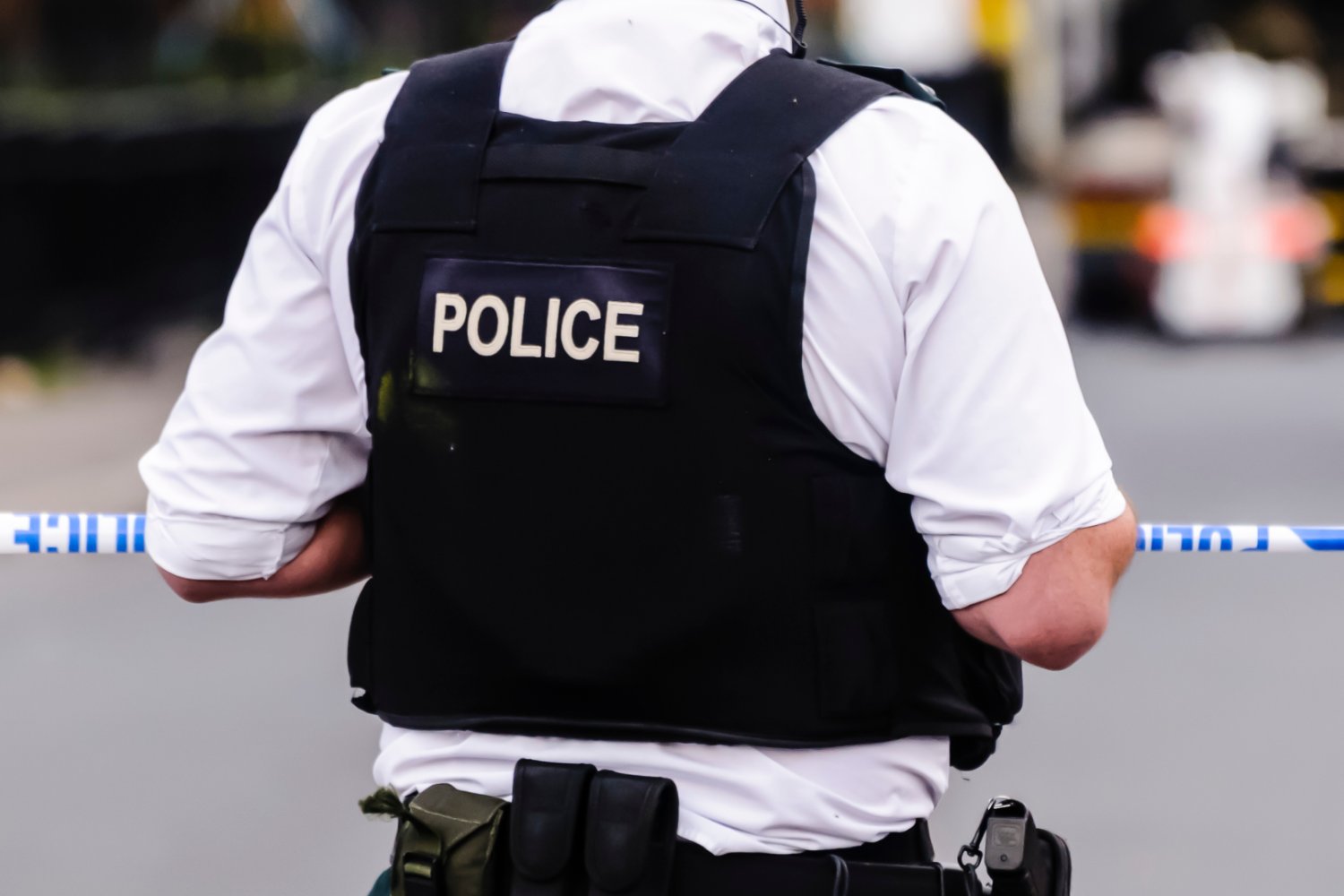 Policjant z Iralndii Północnej.