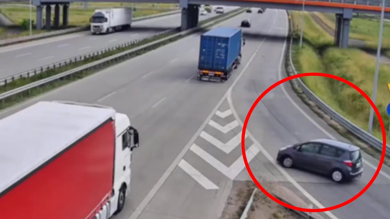 Pomyliła zjazd na A1 i pojechała pod prąd. Tłumaczenie 51-latki zwala z nóg