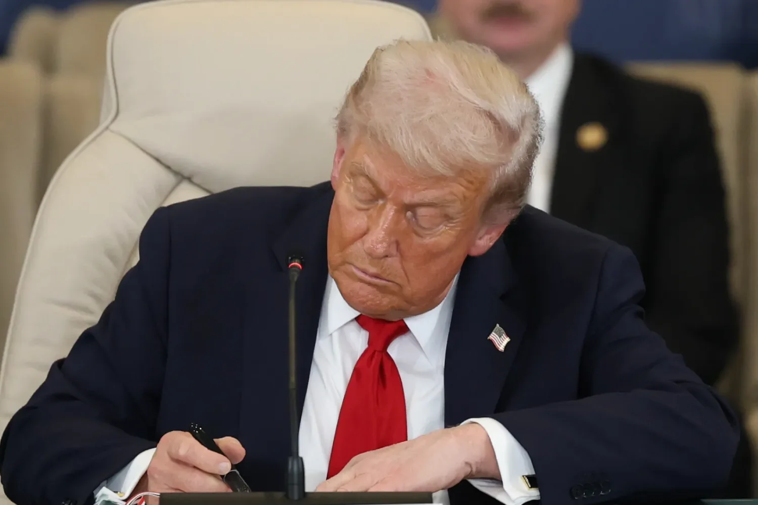 Prezydent USA Donald Trump.