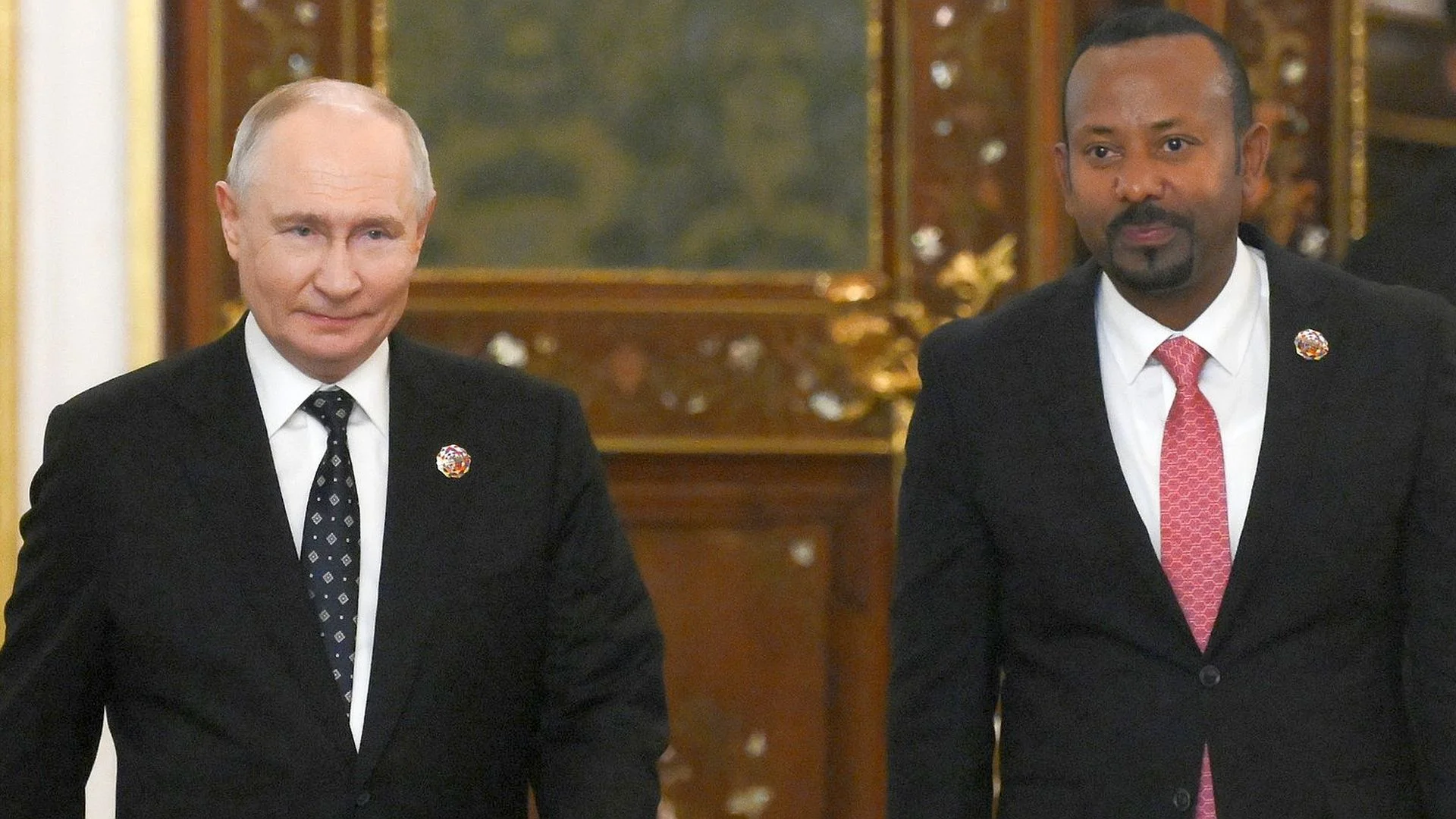 Putin z premierem Etiopii Abiym Ahmedem