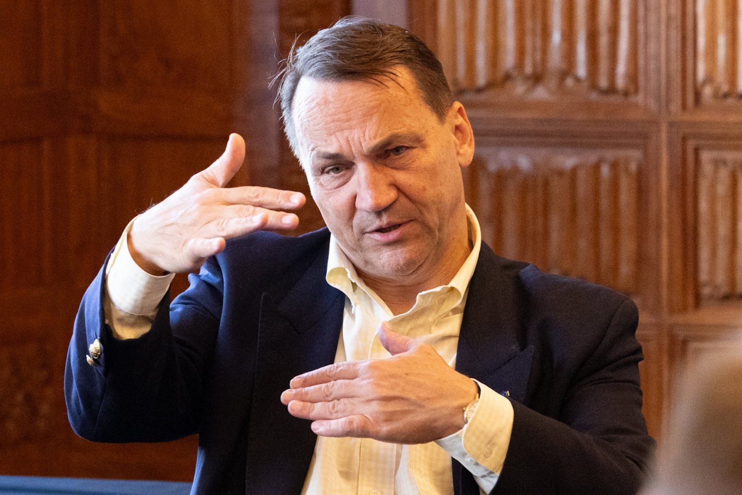 Sikorski wyjaśnia Czarnka ws. Rosji. "Pan oze-sroze powinen to wiedzieć" Radosław Sikorski w trakcie wyjaśniania