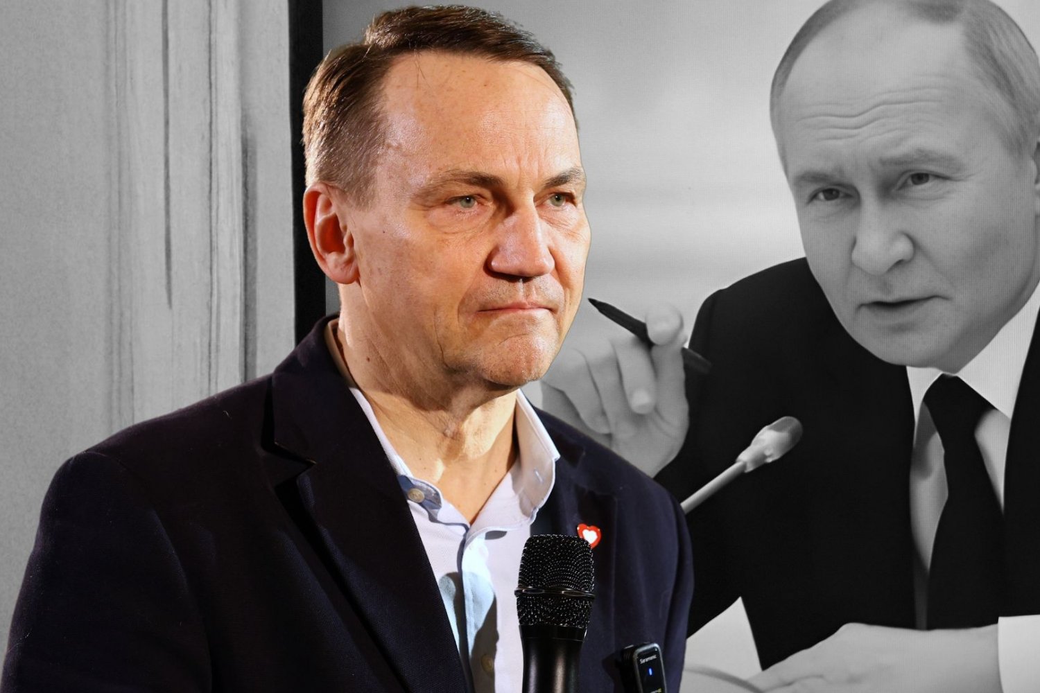 Radosław Sikorski ostrzega po słowach Putina. "Brzmi jak zapowiedź prowokacji" Radosław Sikorski, Władimir Putin