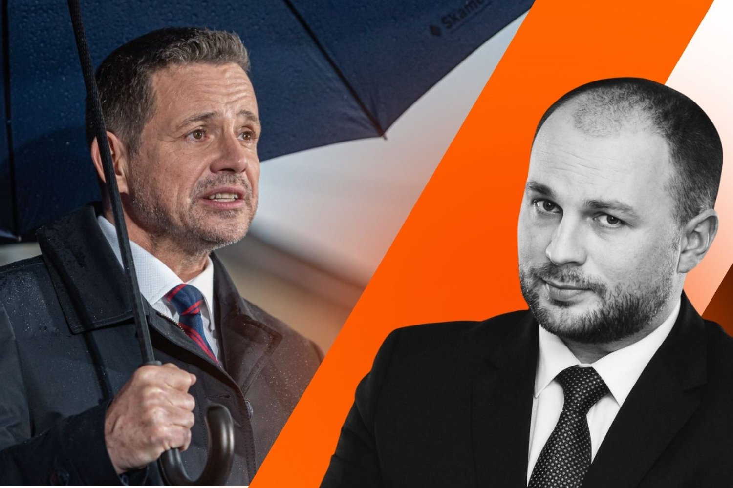 Rafał Trzaskowski z nietęgą miną