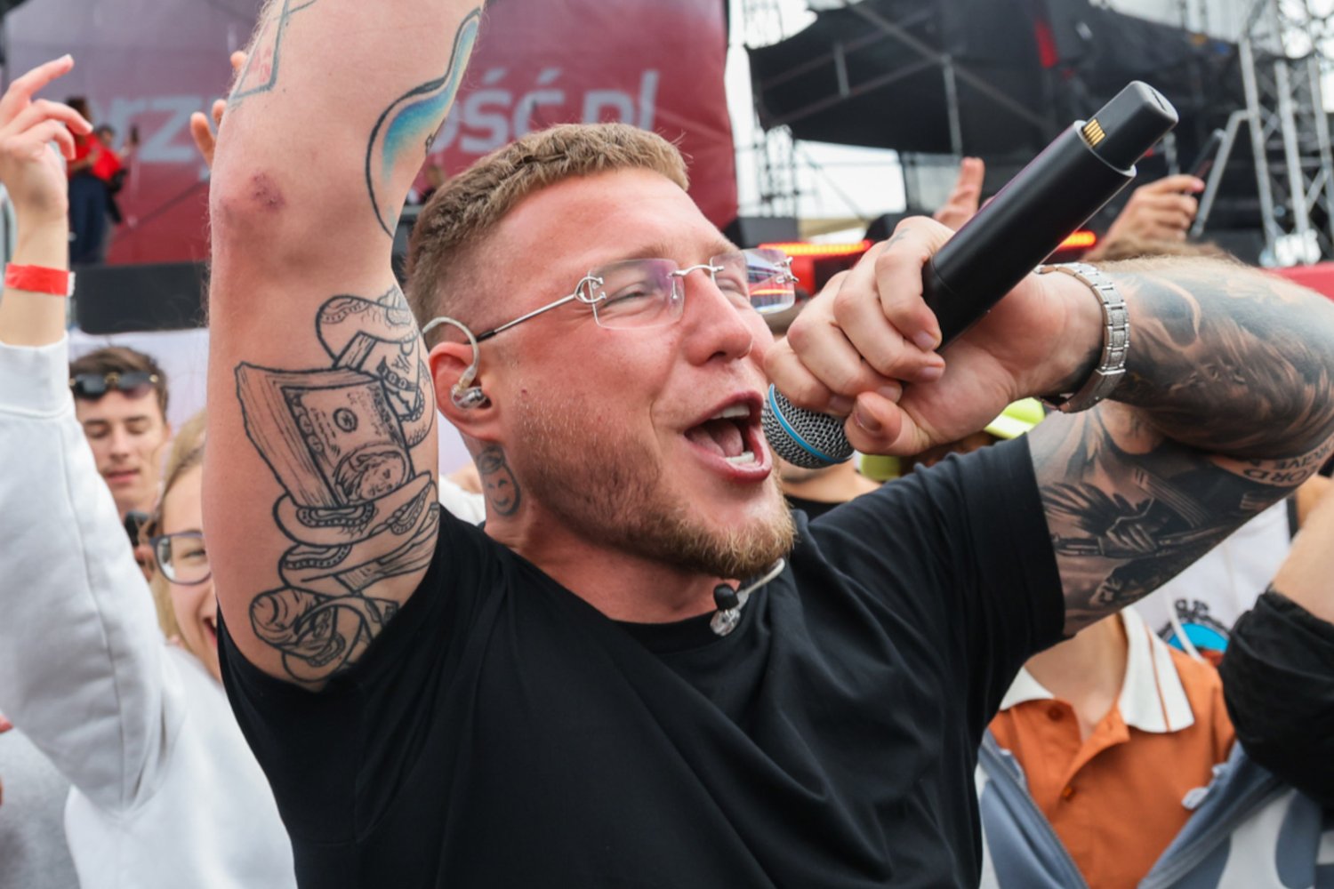 Raper Kubańczyk na wydarzeniu Przyszłość.pl w Juracie