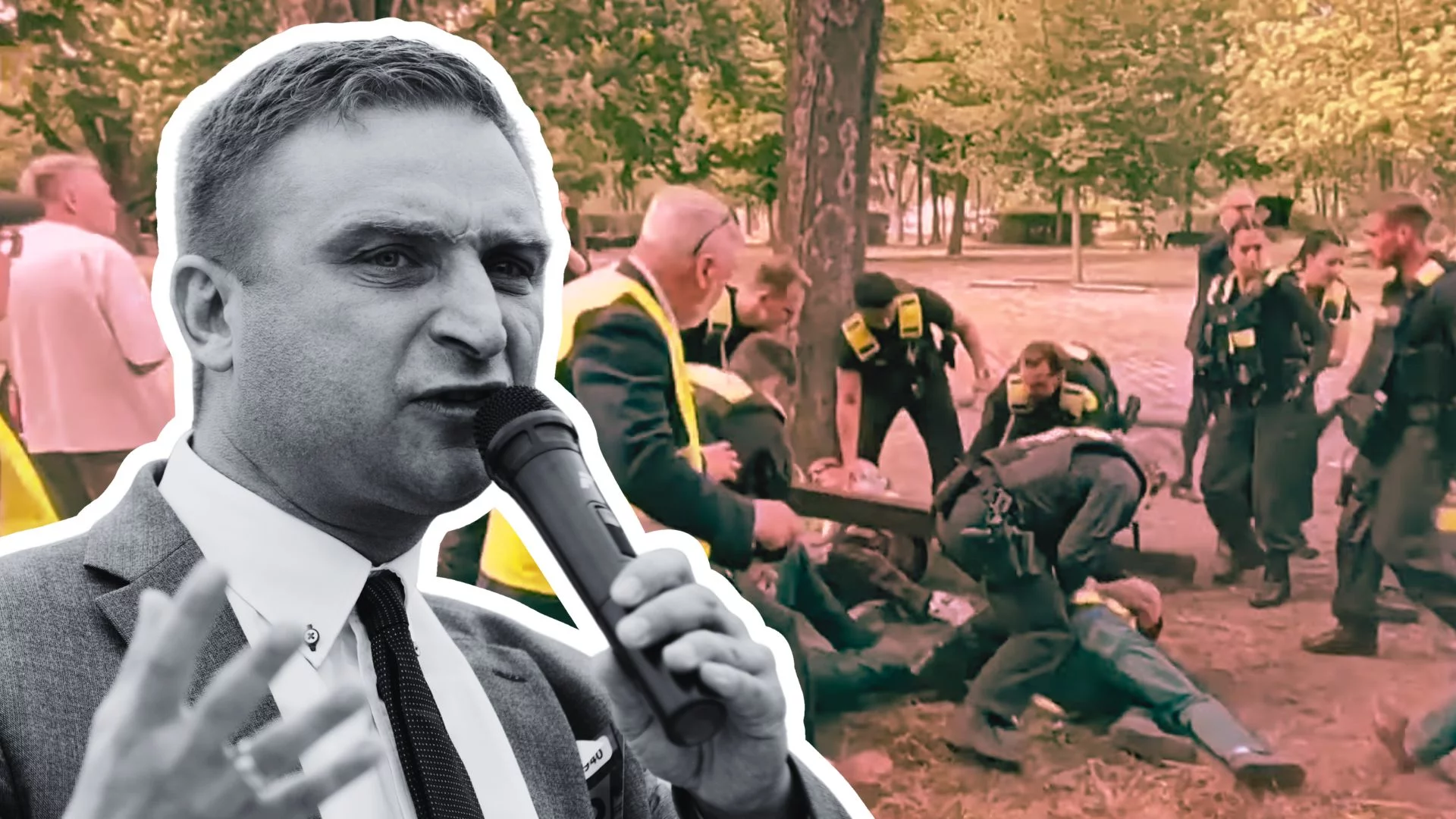 Szok po akcji Bąkiewicza w Berlinie. "Żenująco prymitywne działanie"