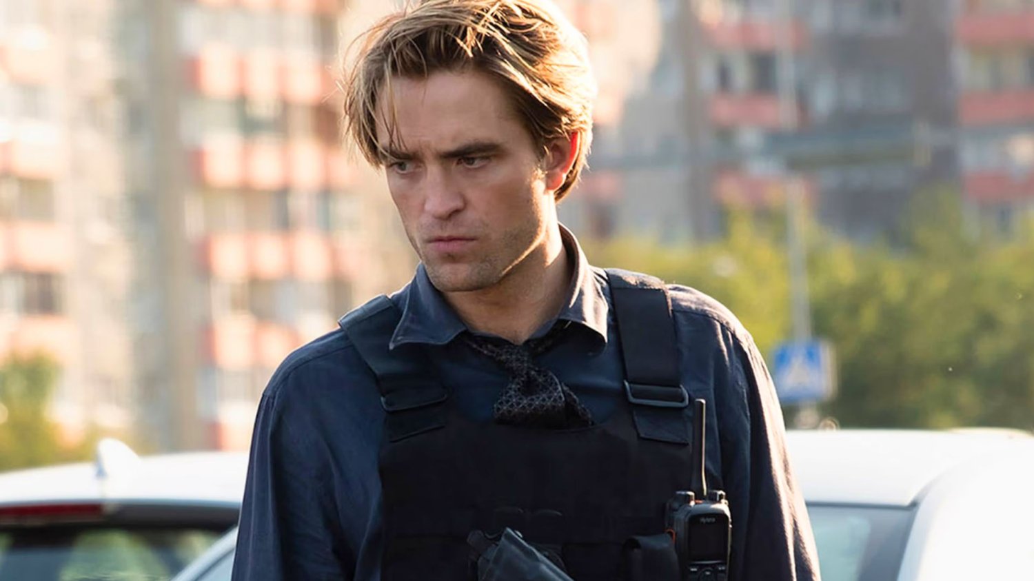 "Tenet": najgroszy film Nolana Robert Pattinson w "Tenet"