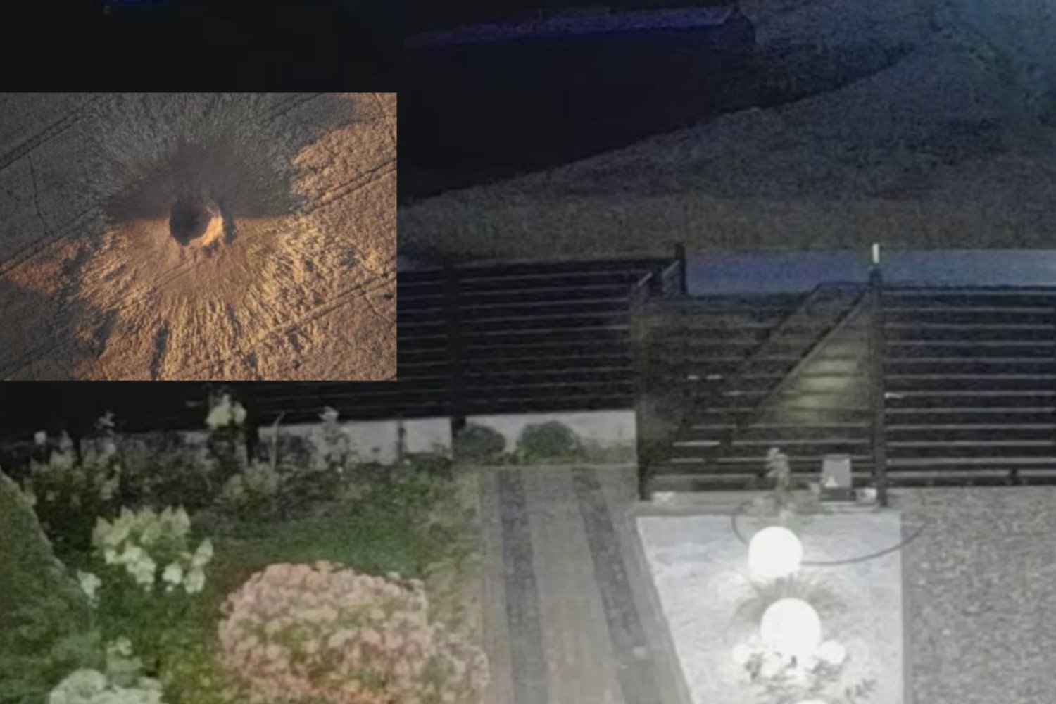 Rakieta pod Lublinem wybudziła mieszkańców. Jest nagranie z momentu uderzenia screen z video z upadkiem tajemniczego obiektu na Lubelszczyźnie