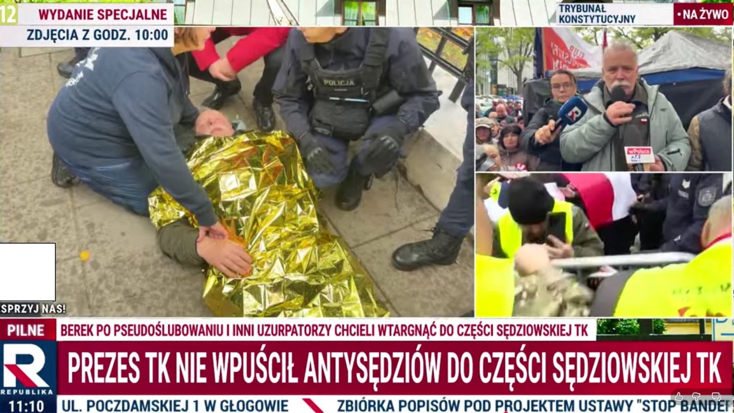 Adam Borowski doznał cudownego uzdrowienia? Cyrk absolutny przed Trybunałem
