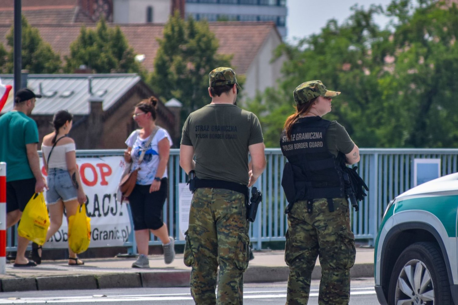 strażnicy graniczni w Słubicach