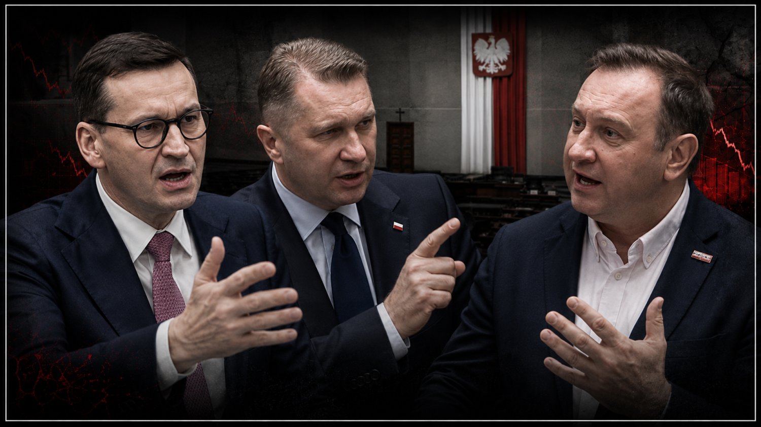 Kłótnia w Sejmie. Morawiecki, Czarnek i Trela w akcji. "Widać kto pływa bez majtek".