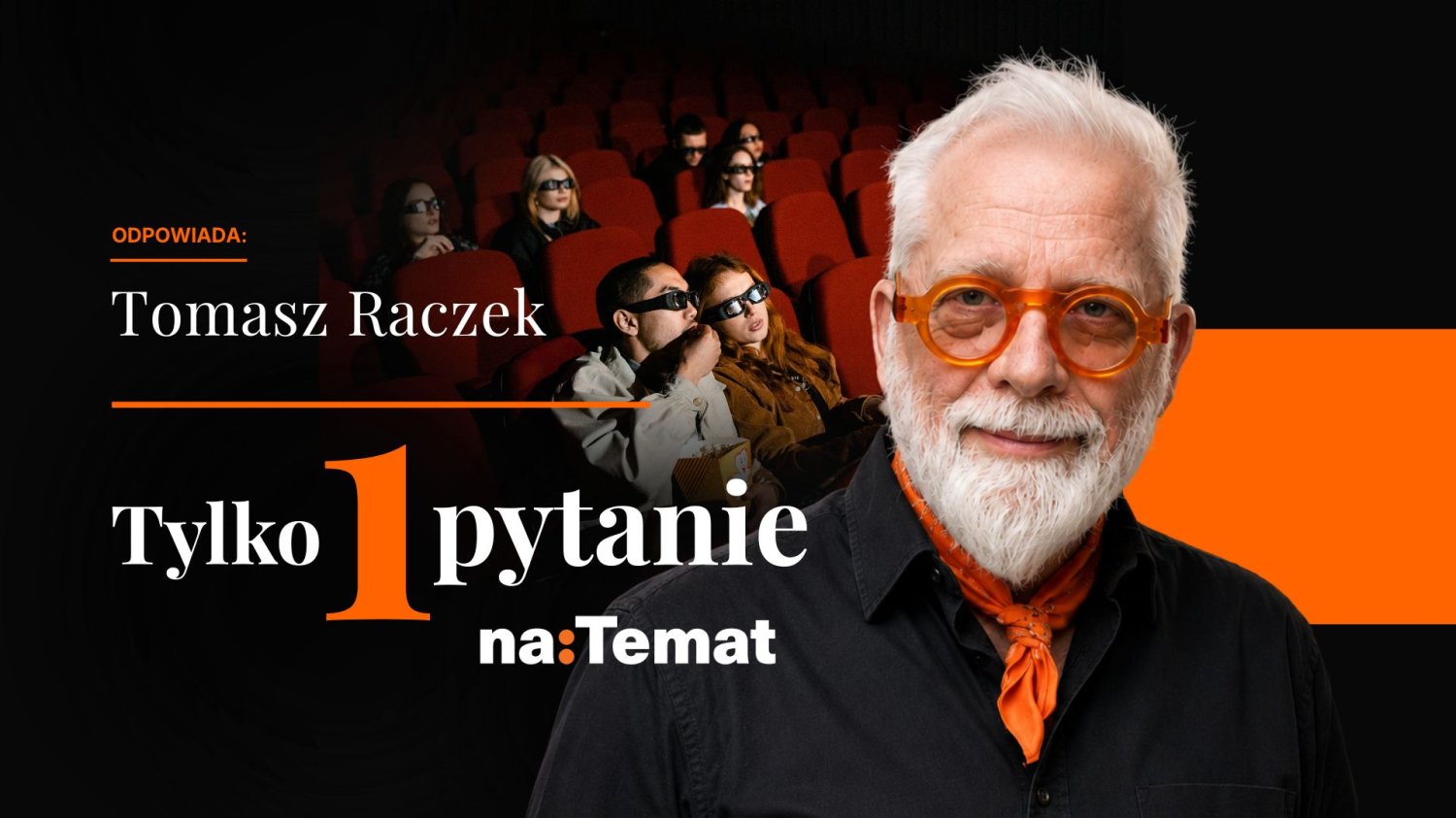 Czy kino przetrwa erę streamingu? Tomasz Raczek: To nie jest dla mnie pewne Tomasz Raczek, w tle widok sali kinowej