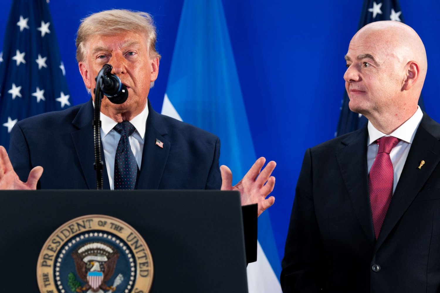 Trump, Infantino